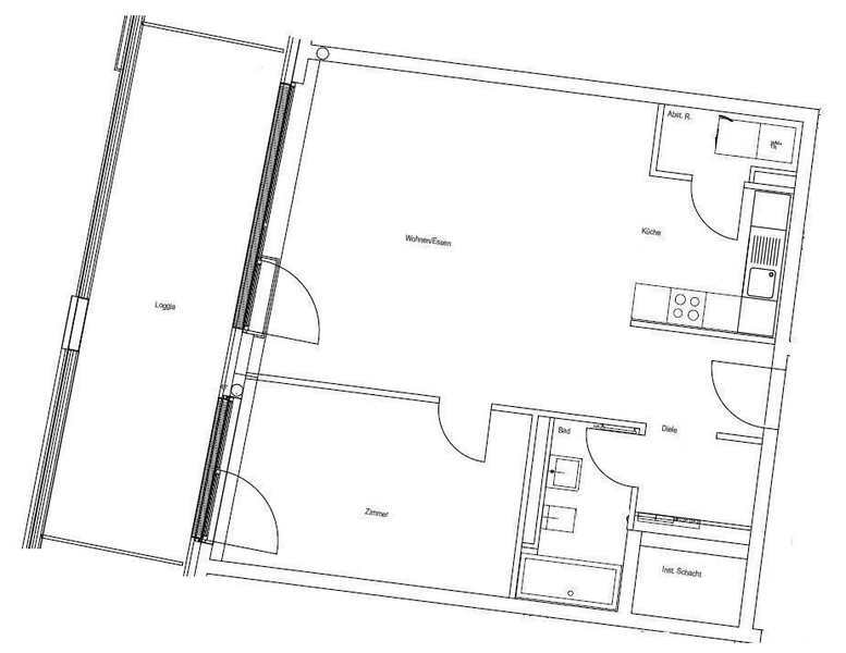 Wohnung zum Kauf provisionsfrei 120.000 € 2 Zimmer 79,1 m²<br/>Wohnfläche ab sofort<br/>Verfügbarkeit An der Lingenmühle Gladbach Mönchengladbach 41061