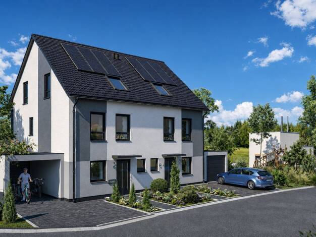 Doppelhaushälfte zum Kauf - Erstbezug provisionsfrei 629.000 € 5 Zimmer 148 m² 240 m² Grundstück Am Kapellenberg 8 Nieder-Saulheim Saulheim 55291