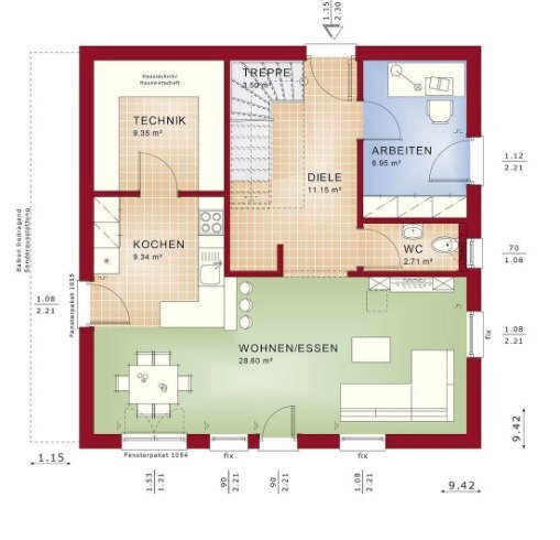 Einfamilienhaus zum Kauf 698.790 € 5 Zimmer 143 m²<br/>Wohnfläche 302 m²<br/>Grundstück Eichenstraße 1 Weissach Weissach 71287