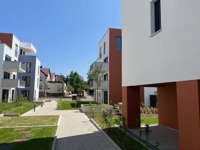Terrassenwohnung zum Kauf - Neubau provisionsfrei 369.500 € 2 Zimmer 63,6 m² EG frei ab sofort Seehaldenweg 6 Höfen Winnenden 71364