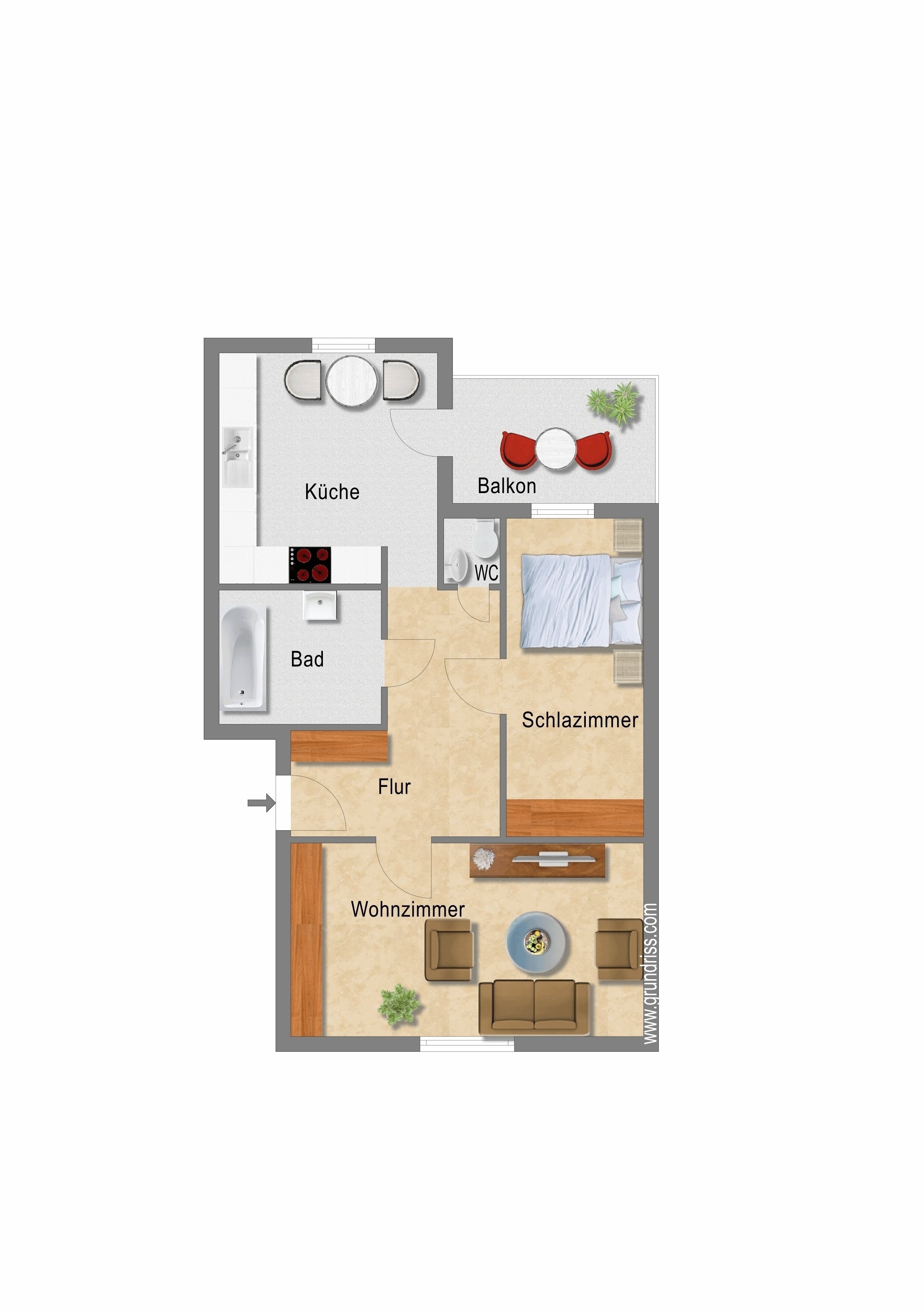 Wohnung zur Miete 884 € 2 Zimmer 59,8 m²<br/>Wohnfläche 4.<br/>Geschoss 01.03.2025<br/>Verfügbarkeit Wormser Straße 34 Striesen-West (Tittmannstr.) Dresden 01309