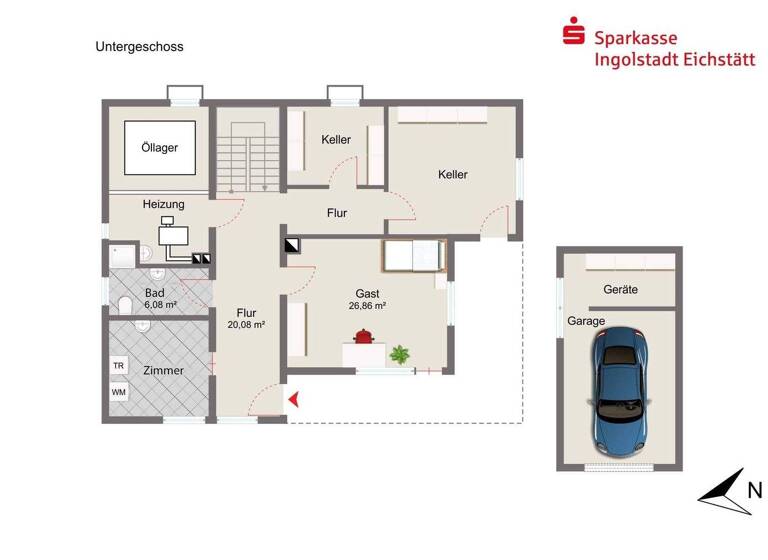 Einfamilienhaus zum Kauf 334.000 € 5 Zimmer 150 m² 706 m² Grundstück frei ab sofort Dietfurt Treuchtlingen 91757
