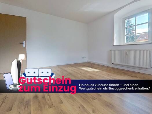 Wohnung zur Miete 299 € 2 Zimmer 48,5 m² EG frei ab 01.10.2026 Mohsdorfer Straße 13 Burgstädt Burgstädt 9217