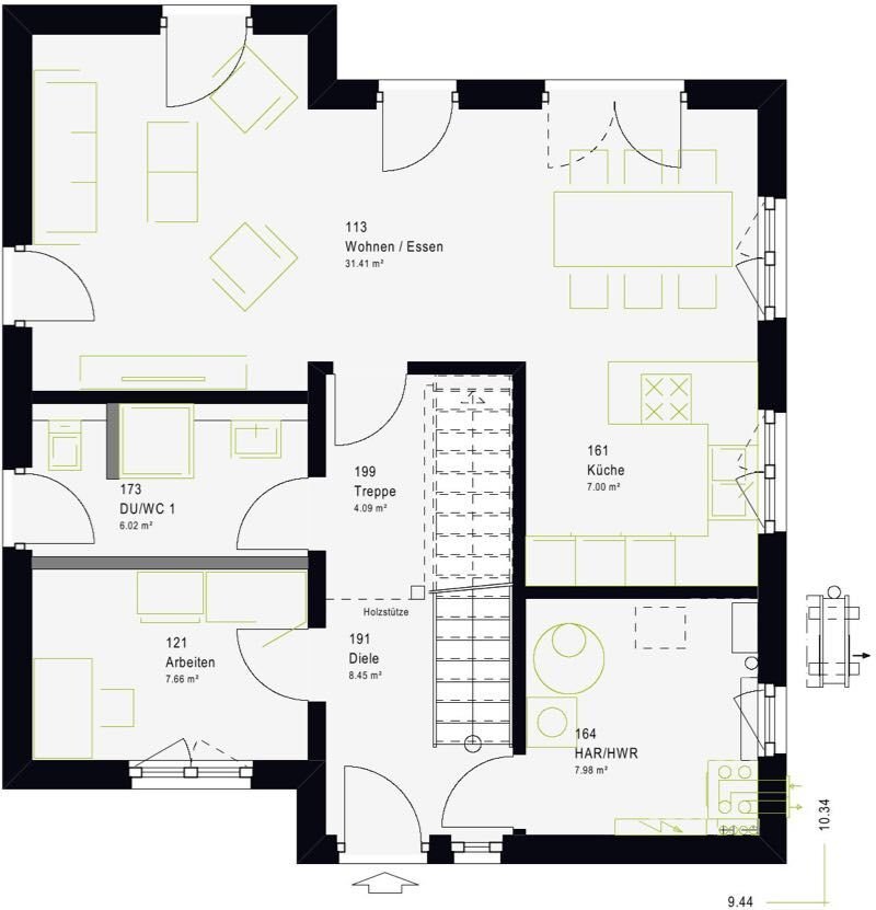 Stadthaus zum Kauf provisionsfrei als Kapitalanlage geeignet 397.000 € 129,2 m²<br/>Wohnfläche 445 m²<br/>Grundstück Aitrang 87648