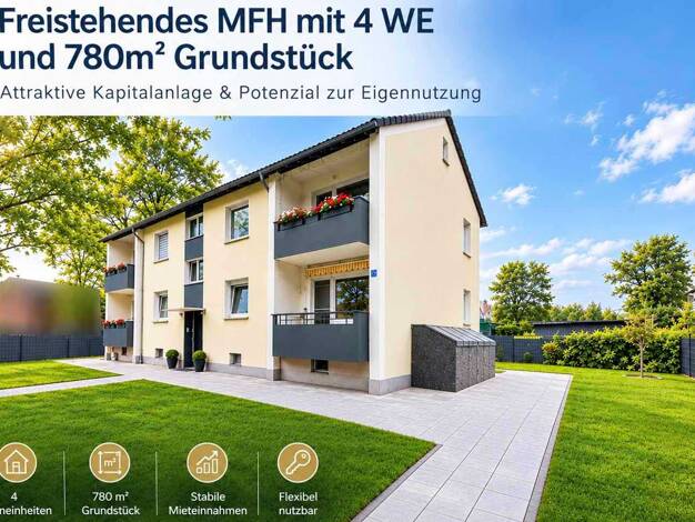 Mehrfamilienhaus zum Kauf 475.000 € 11 Zimmer 218 m² 780 m² Grundstück Alt-Hamborn Duisburg 47166