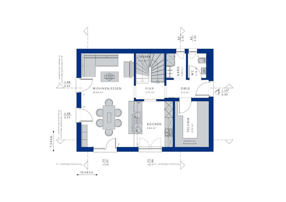 Einfamilienhaus zum Kauf 305.334 € 4 Zimmer 122 m²<br/>Wohnfläche 500 m²<br/>Grundstück Saalsdorf Helmstedt 38459