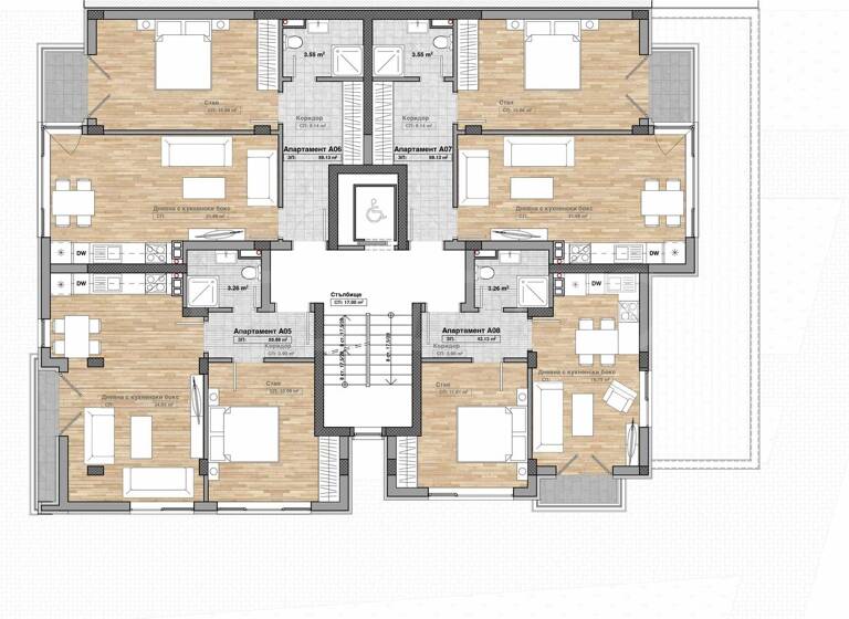 Studio zum Kauf 170.000 € 2 Zimmer 68,8 m² Sofia