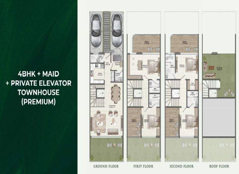 Stadthaus zum Kauf - Erstbezug provisionsfrei 1.068.552 € 5 Zimmer 343,7 m² 120,8 m² Grundstück Dubai