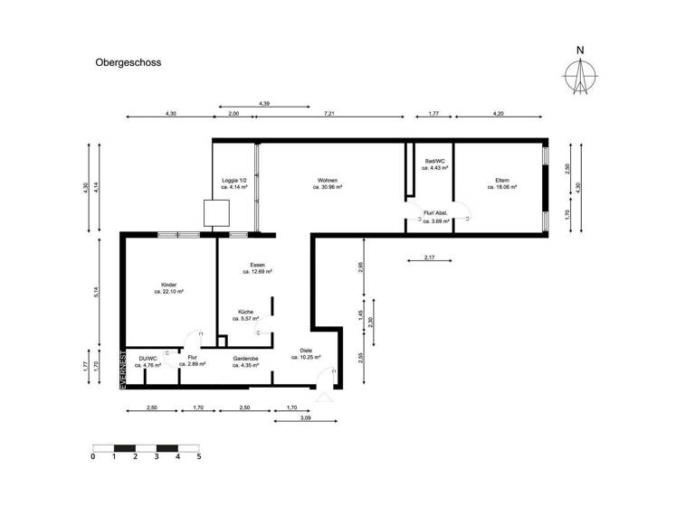Wohnung zum Kauf 360.000 € 3 Zimmer 123 m² 1. Geschoss Unterfeldhaus Erkrath 40699