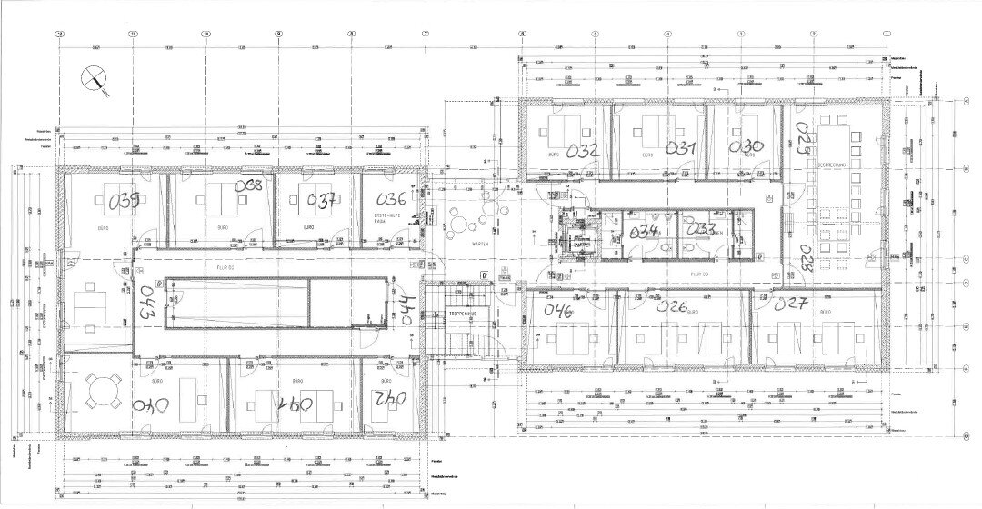 Bürofläche zur Miete provisionsfrei 10 € 15 Zimmer 486,6 m²<br/>Bürofläche von 10,4 m² bis 36,2 m²<br/>Teilbarkeit Im Mittelfeld 19 Buggingen Buggingen 79426