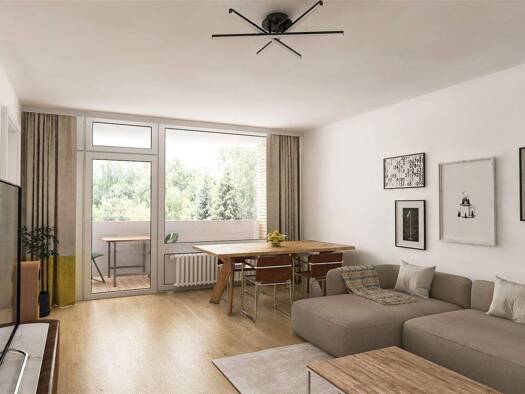 Wohnung zum Kauf provisionsfrei als Kapitalanlage geeignet 100.500 € 2 Zimmer 49 m² Stadtmitte Mönchengladbach 41061