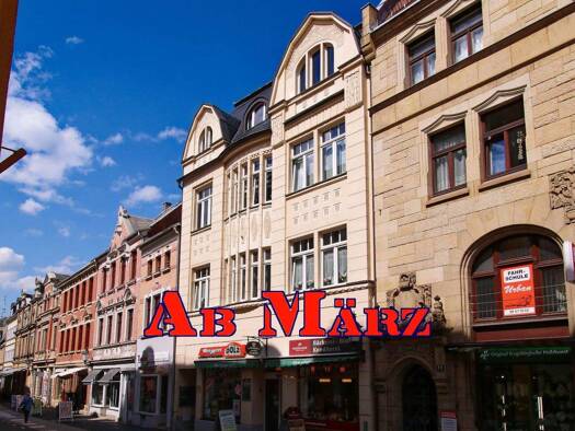 Wohnung zur Miete 550 € 4 Zimmer 120,8 m² 1. Geschoss Brückenstraße 10-12 Greiz 07973