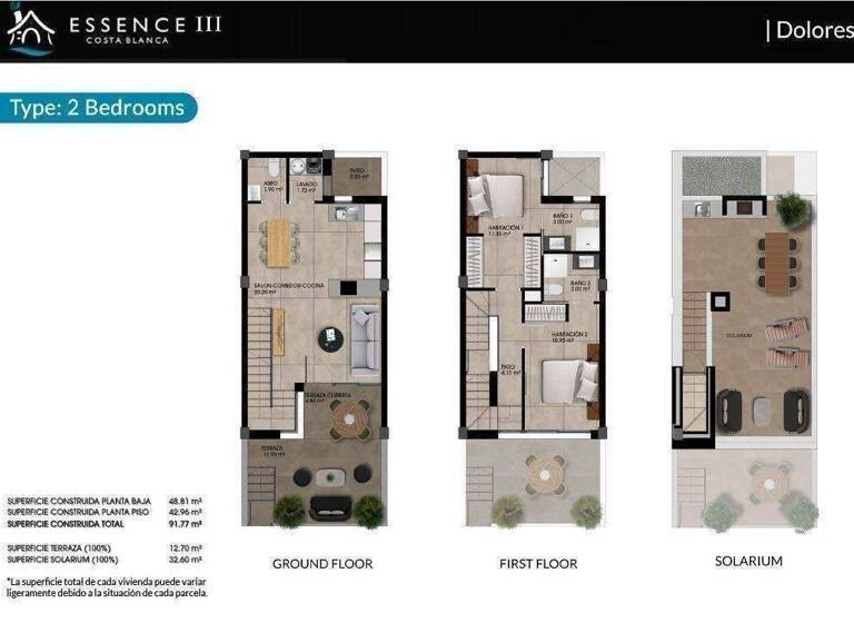 Stadthaus zum Kauf provisionsfrei 259.000 € 3 Zimmer 87 m² Avenida 8 de Marzo Dolores 03150