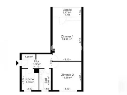 Wohnung zur Miete Tauschwohnung 450 € 2 Zimmer 64 m² 4. Geschoss Britz Berlin 12353