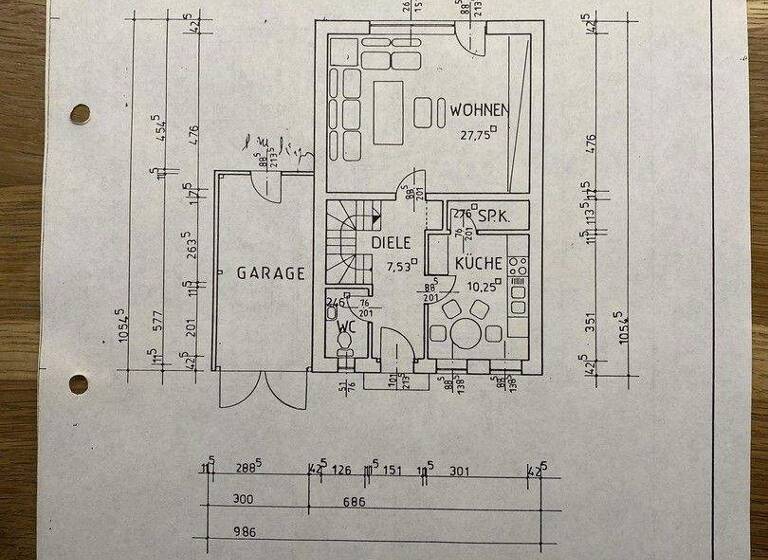 Reihenmittelhaus zum Kauf provisionsfrei 249.000 € 4 Zimmer 93 m² 293 m² Grundstück Sandhorst Aurich 26603