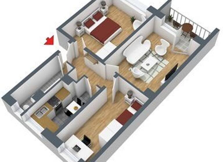 Wohnung zur Miete 353 € 3 Zimmer 58,8 m²<br/>Wohnfläche 2.<br/>Geschoss Unterrißdorfer Straße 65 Lutherstadt Eisleben Lutherstadt Eisleben 06295