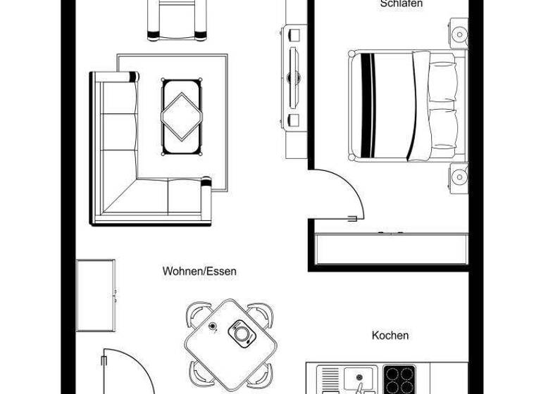 Wohnung zum Kauf 195.000 € 2 Zimmer 59,1 m² frei ab sofort Glinde 21509