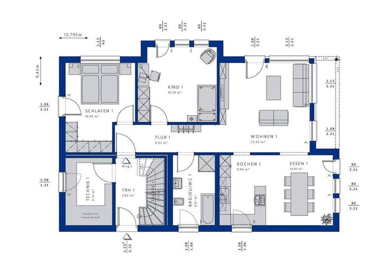 Mehrfamilienhaus zum Kauf 778.510 € 6 Zimmer 211,3 m² 1.080 m² Grundstück Stadtgebiet Triberg im Schwarzwald 78098