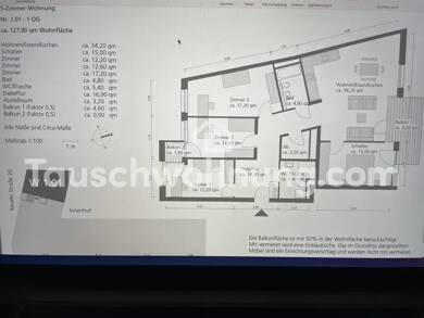 Wohnung zur Miete Tauschwohnung 1.300 € 5 Zimmer 123 m² 1. Geschoss Friedrichshain Berlin 10245