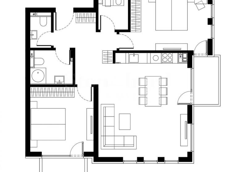 Studio zum Kauf 278.645 € 3 Zimmer 119,6 m² Sofia