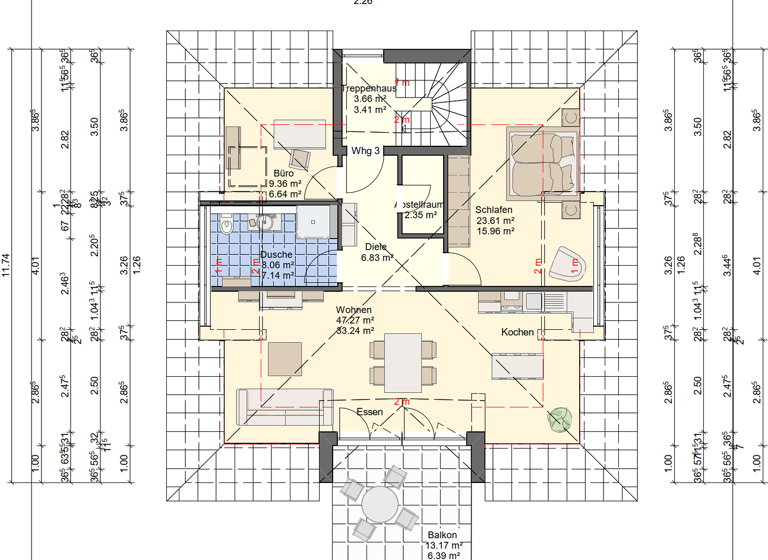 Wohnung zum Kauf provisionsfrei 655.000 € 3 Zimmer 78,6 m² 3. Geschoss Schwetzingen 68723
