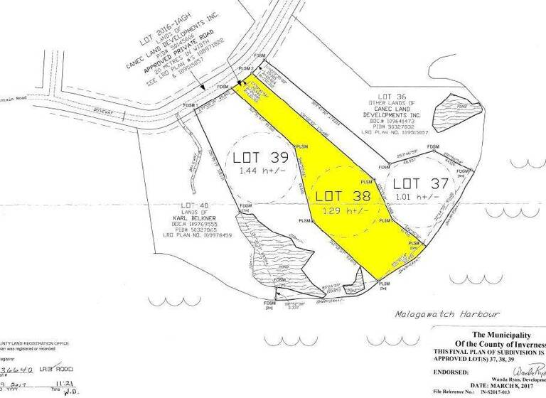 Grundstück zum Kauf 92.000 € 12.900 m² Grundstück Redbird Drive Lot 38 Malagawatch 020