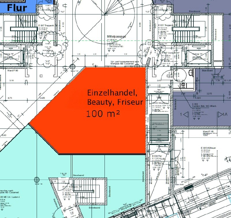 Büro-/Praxisfläche zur Miete provisionsfrei 17 € Stadtpark / Stadtgrenze 22 Fürth 90762