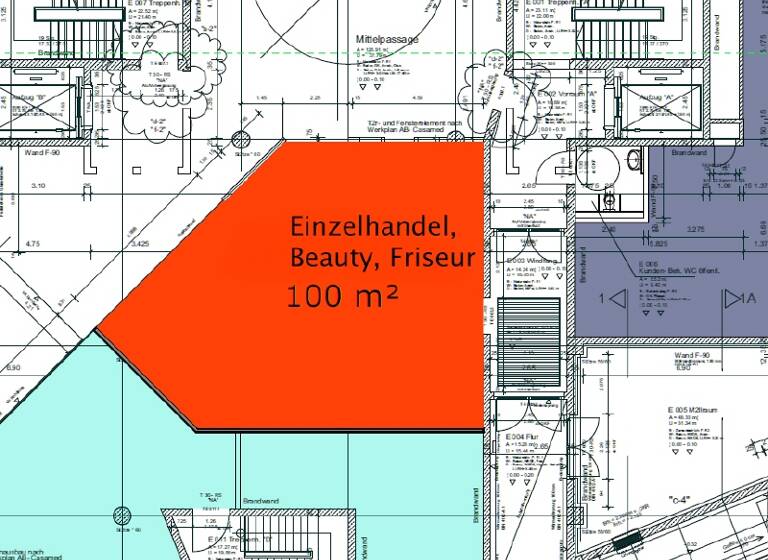 Büro zur Miete provisionsfrei 17 € Innenstadt Fürth 90762