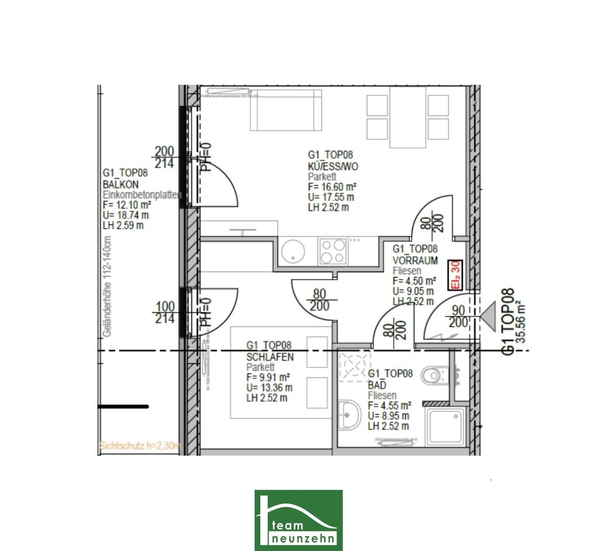 Wohnung zur Miete 428 € 2 Zimmer 35,6 m²<br/>Wohnfläche 1.<br/>Geschoss Alte Poststraße 83-85 Lend Graz 8020