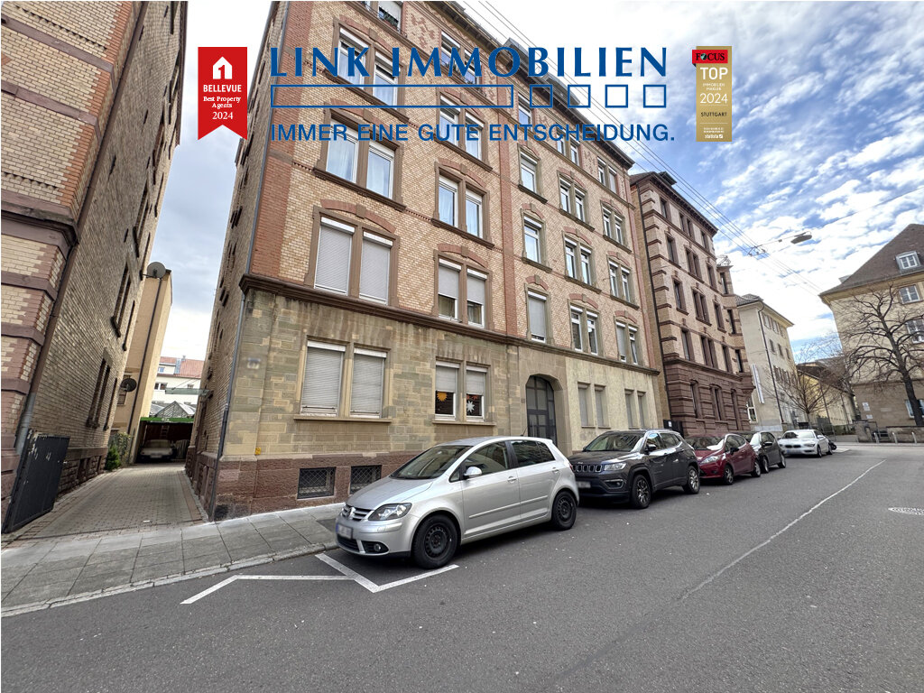 Wohnung zum Kauf 359.000 € 2 Zimmer 66 m²<br/>Wohnfläche Feuersee Stuttgart 70176