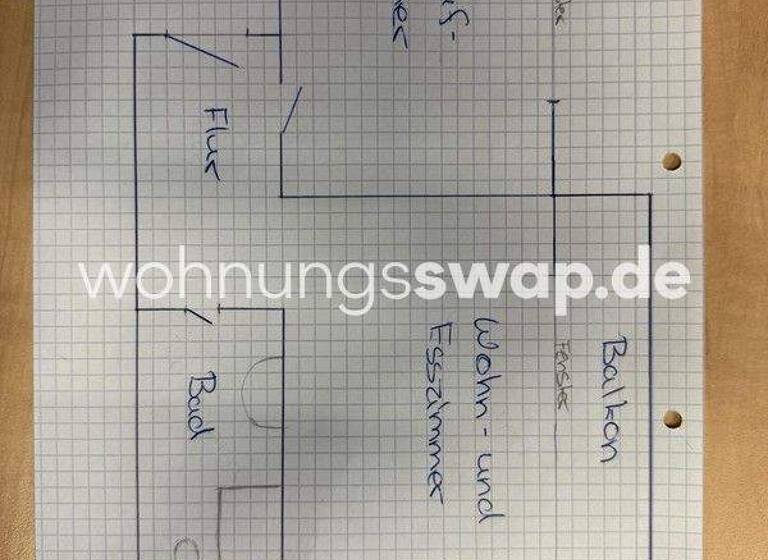 Studio zur Miete Tauschwohnung 480 € 2 Zimmer 46 m² 1. Geschoss Westerberg Osnabrück 49076