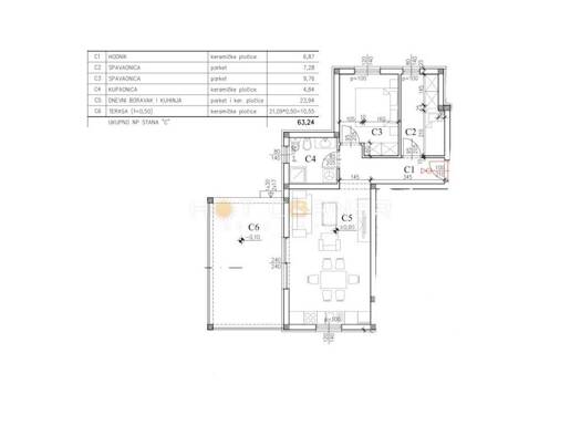 Wohnung zum Kauf 252.200 € 3 Zimmer 66 m² Barbariga, Vodnjan Vodnjan