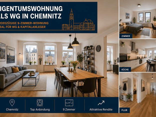 Wohnung zum Kauf provisionsfrei 204.300 € 9 Zimmer 168,9 m² Morgenleite Morgenleite 09122