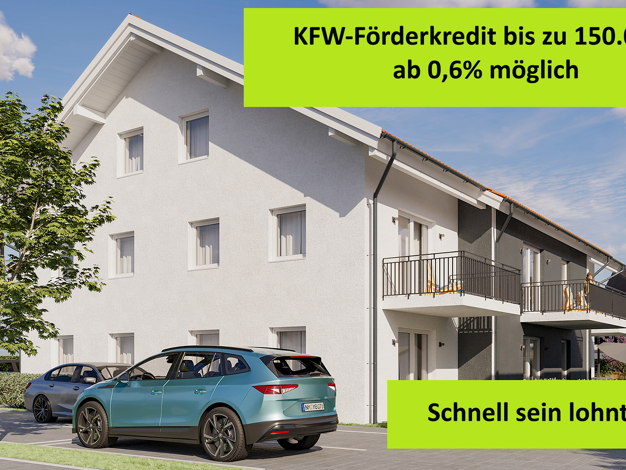 Wohnung zum Kauf - Erstbezug 305.000 € 3 Zimmer 78,2 m² 1. Geschoss Stephansposching 94569