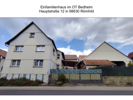 Einfamilienhaus zum Kauf 220.000 € 13,5 Zimmer 387 m² 900 m² Grundstück frei ab sofort Bedheim Römhild 98630