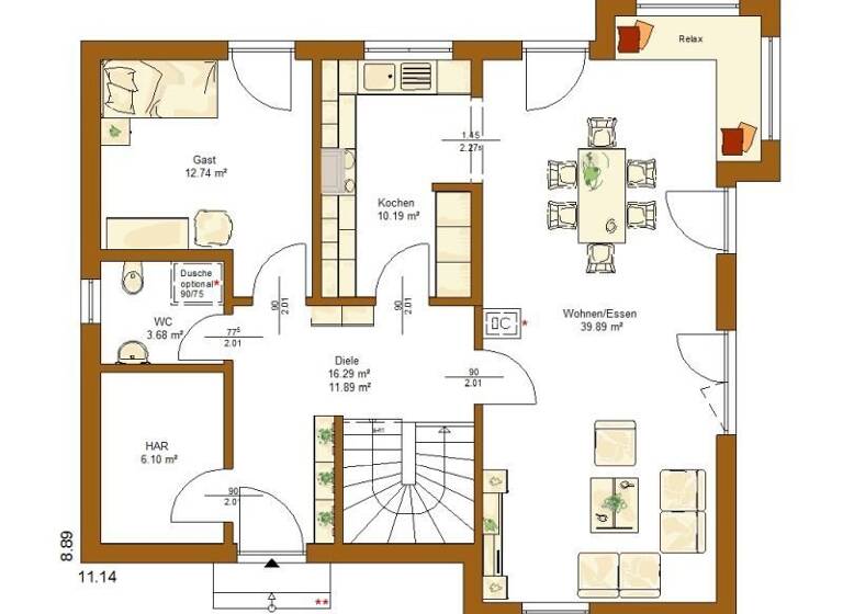 Einfamilienhaus zum Kauf 535.500 € 5 Zimmer 166 m² 540 m² Grundstück Tann 84367