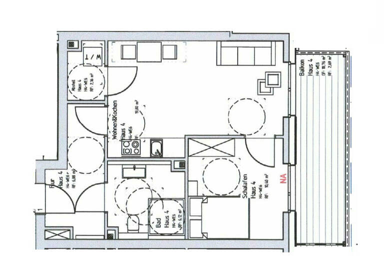 Wohnung zur Miete 580 € 2 Zimmer 50 m² 1. Geschoss Moritz-von-Nassau-Str. 26a Borghees Emmerich am Rhein 46446