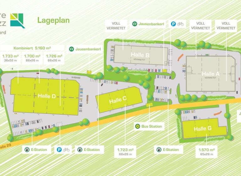 Lagerhalle zur Miete - Erstbezug 9 € 1.503,9 m² Lagerfläche Wien, Floridsdorf 1210