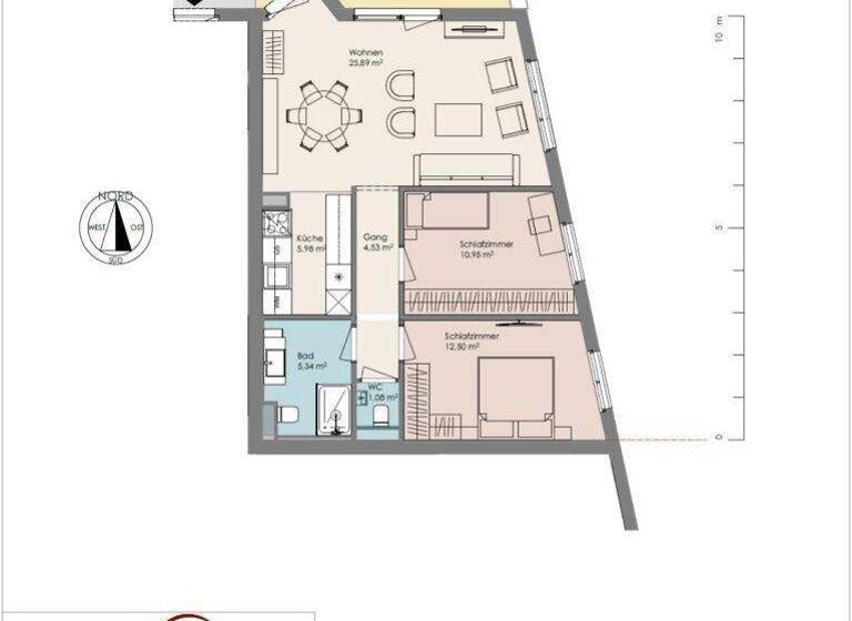 Wohnung zum Kauf - Erstbezug provisionsfrei 545.000 € 3 Zimmer 66,3 m² 2. Geschoss Maria Enzersdorf 2344