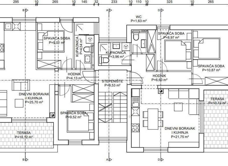 Wohnung zum Kauf 426.000 € 3 Zimmer 67 m² 2. Geschoss Brodarica, Sibenik - Okolica Sibenik
