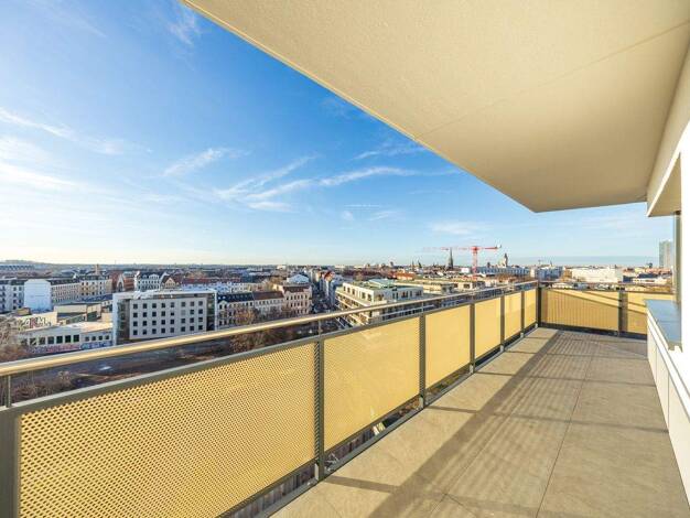 Wohnung zum Kauf - Neubau 559.000 € 3 Zimmer 91,1 m² 8. Geschoss Dösner Weg 6 Zentrum-Südost Leipzig 04103