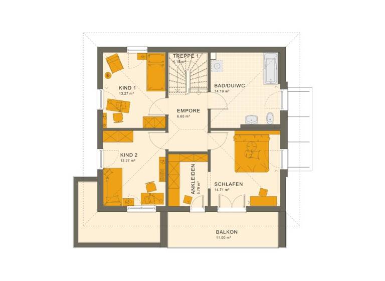 Einfamilienhaus zum Kauf - Neubau provisionsfrei 790.000 € 6 Zimmer 143 m²<br/>Wohnfläche 400 m²<br/>Grundstück Gartenstadt Mannheim 68307