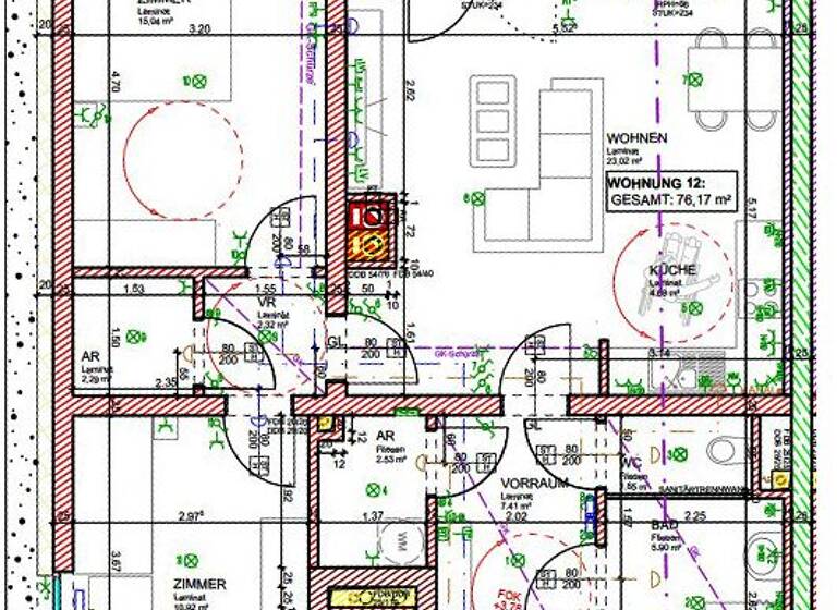 Wohnung zur Miete 893 € 76,2 m² Gmünder Straße 3/12 Hoheneich 3945