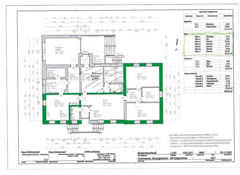 Büro zur Miete provisionsfrei 11 € 118,2 m² Bürofläche Brandenburger Chaussee 1 Ketzin Ketzin/Havel 14669