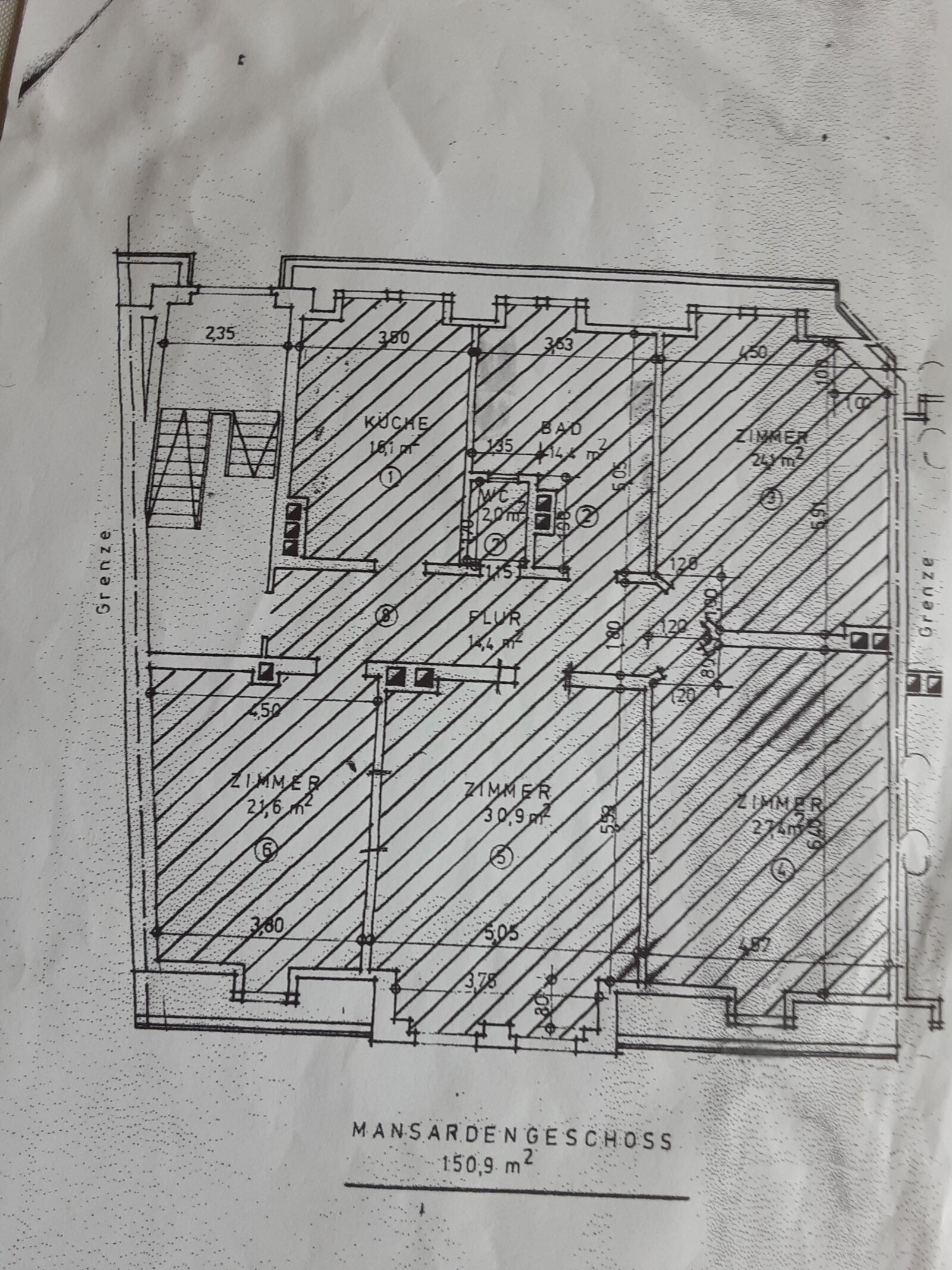 Wohnung zum Kauf 159.000 € 4 Zimmer 150 m²<br/>Wohnfläche 4.<br/>Geschoss Innenstadt Neunkirchen 66538