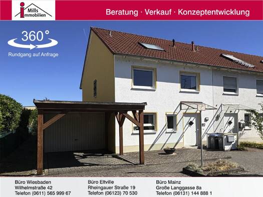 Reihenendhaus zum Kauf 638.000 € 4,5 Zimmer 135 m² 294 m² Grundstück Hochheim Hochheim 65239