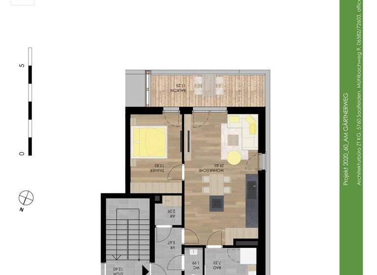 Wohnung zum Kauf - Erstbezug provisionsfrei 385.900 € 2 Zimmer 60 m² EG Gärtnerweg 6 Schörfling am Attersee 4861