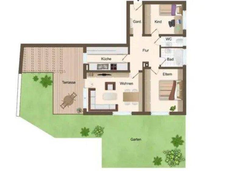 Wohnung zum Kauf 299.000 € 3 Zimmer 78 m² 1. Geschoss Mühlhausen Stuttgart 70378