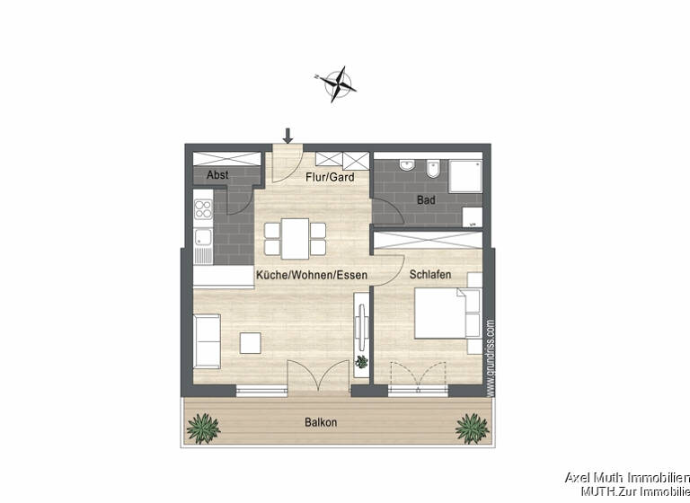 Wohnung zum Kauf 294.500 € 2,5 Zimmer 62,6 m² Sulzfeld 75056