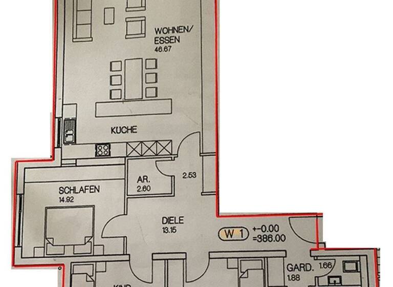 Wohnung zur Miete 2.100 € 4 Zimmer 125 m² frei ab sofort Bonlanden Filderstadt 70794